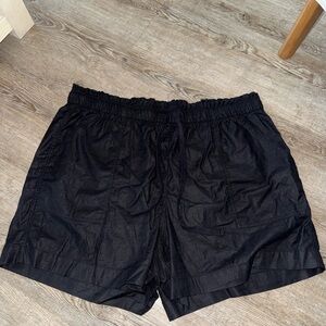Lane Bryant Black Drawstring Shorts
